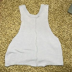 Out from under, lightly worn, high neck cropped tank